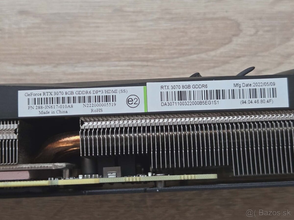 Geforce RTX 3070 8GB DDR6 - 5