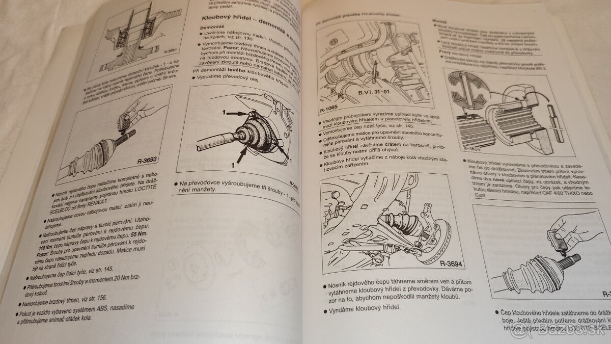 RENAULT Clio 1 - příručka na opravy a údržbu - manuál - 5