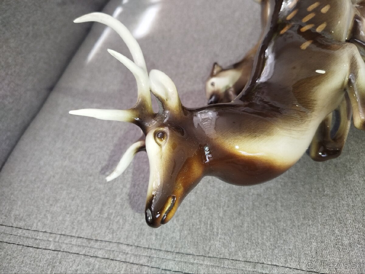 Mix sosiek Royal Dux Jelen,pes - 5