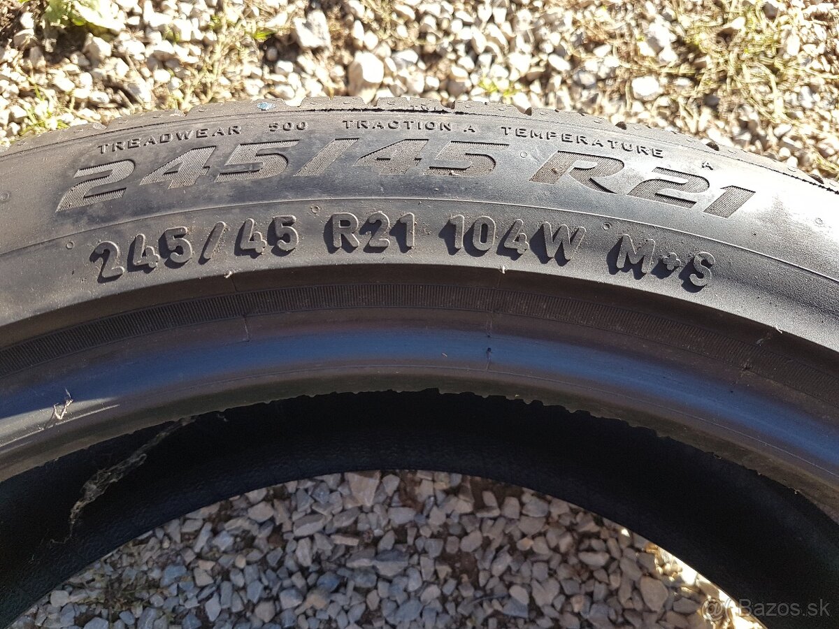 245/45 r21 celoročné pneumatiky 2ks Pirelli - 5