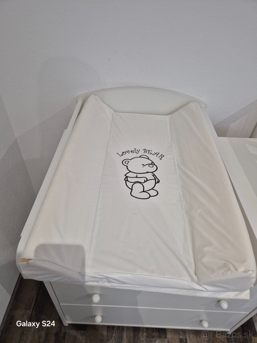 Detská postieľka s prebaľovacím pultom - 5