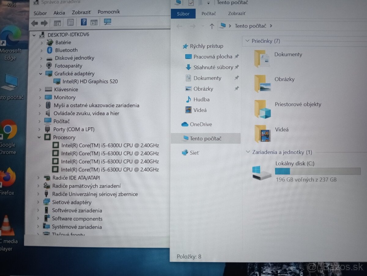 predám Lenovo Thinkpad T460,Intel core i5 ,16gb ram ,ssd - 5