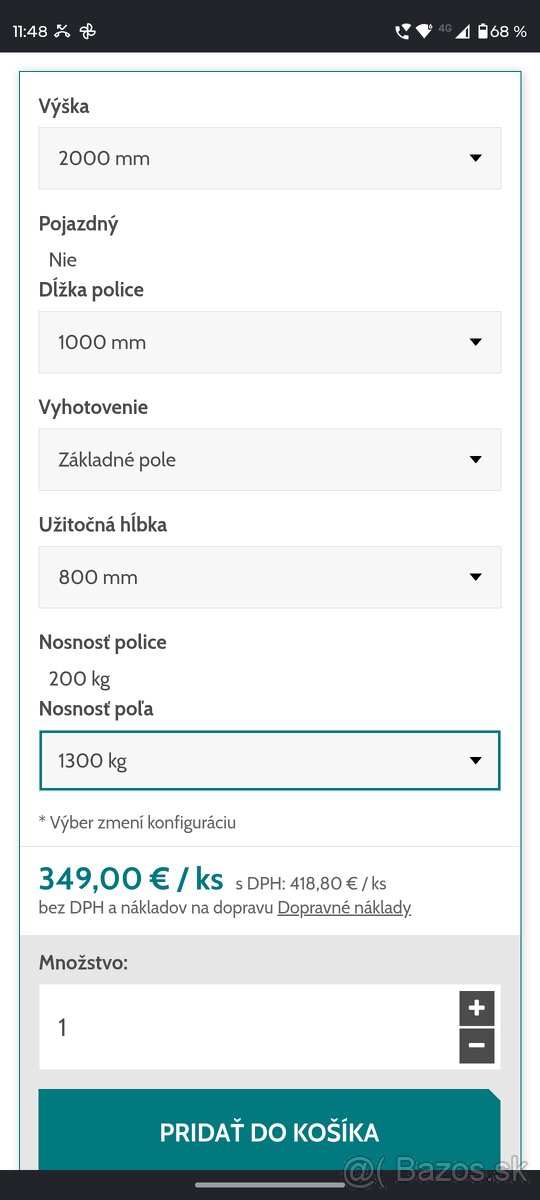 Bito regal 200x100x80cm - 5