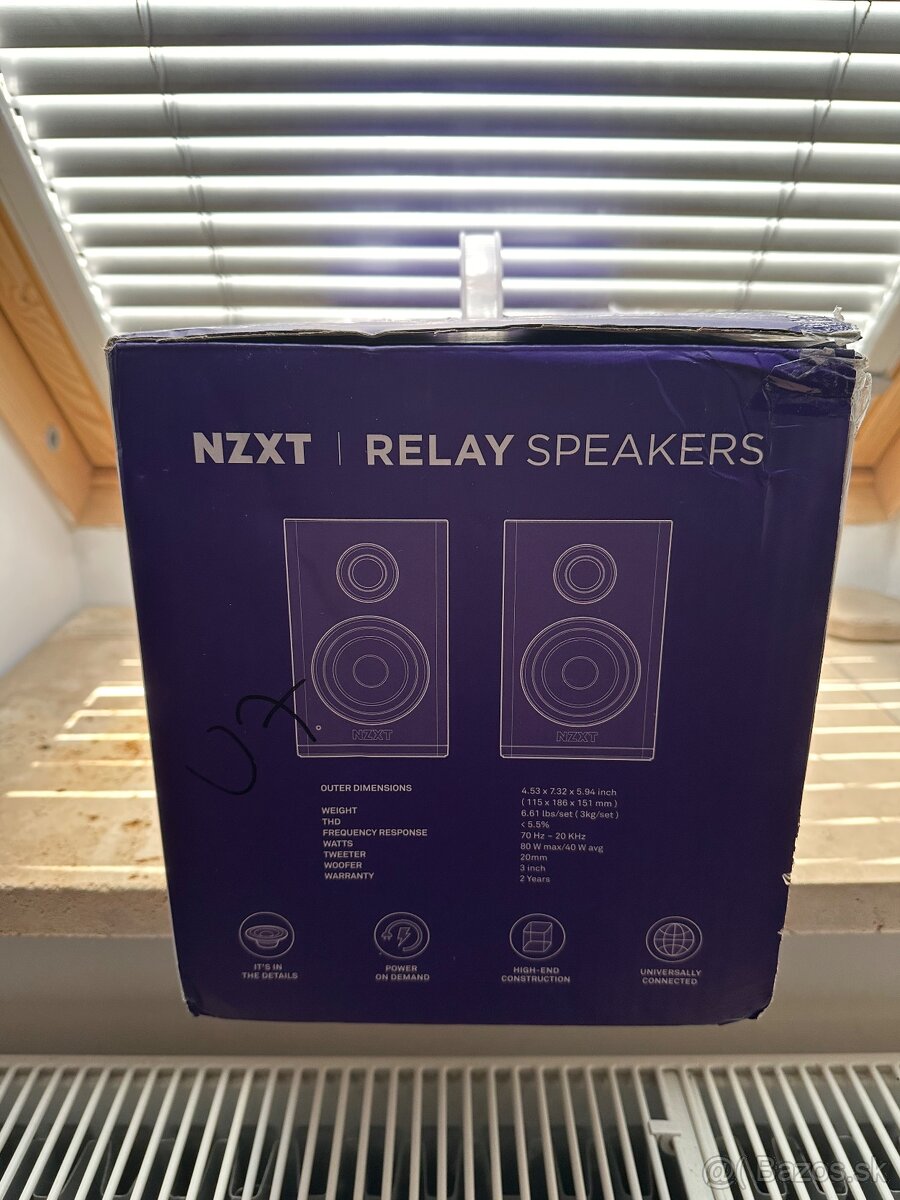 NZXT Relay Speakers - biele, nové - 5