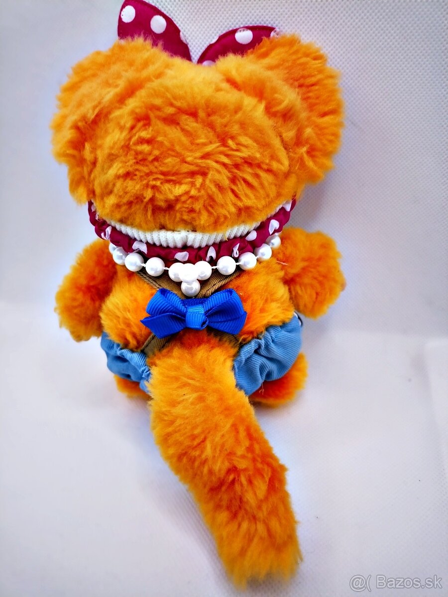 💖Mončičák monchhichi vzácné Nyamy kotě FUCHSINKA - 5