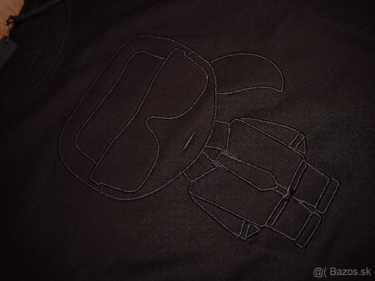 Karl Lagerfeld pánska mikina čierna - 5