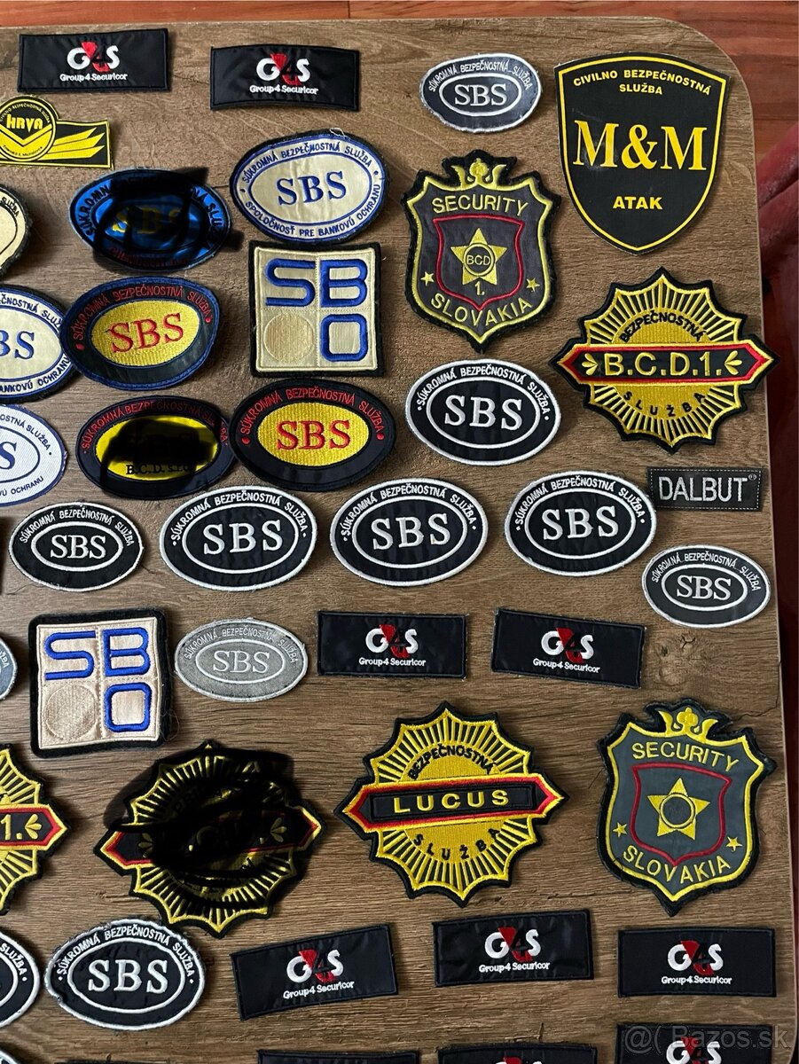 Vojenske Nášivky (a SBS),Vlajočky - 5