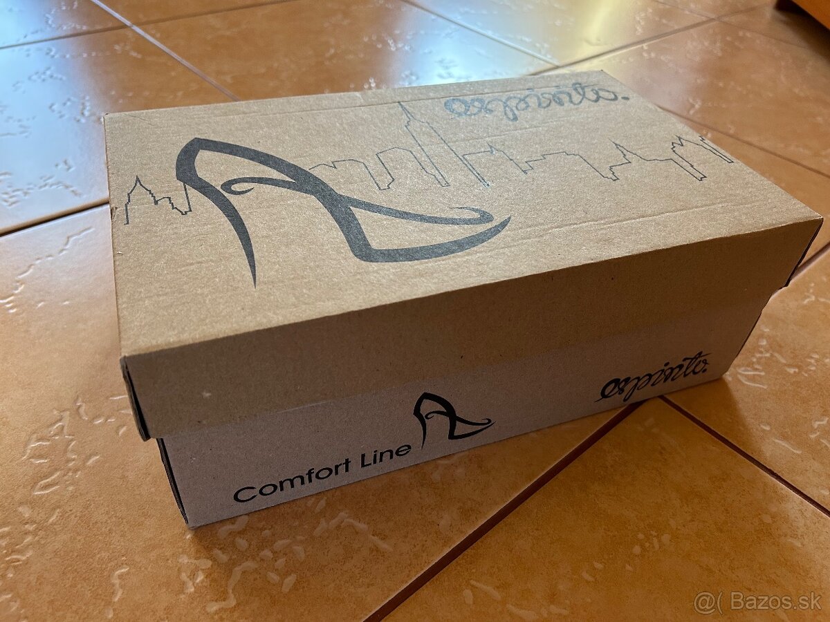 Biele kožené lodičky - 5