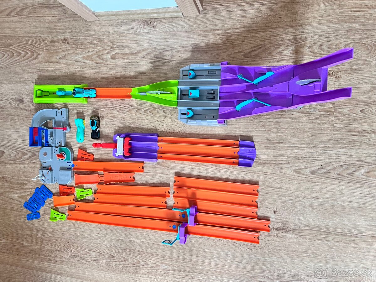 Hot Wheels split speeders dráha + príslušenstvo - 5