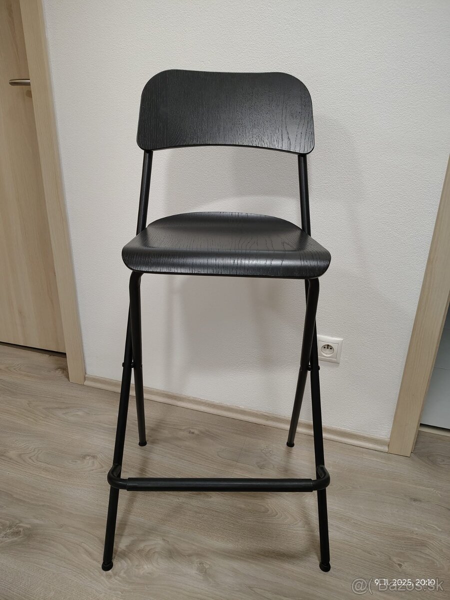 Skladacie barové stoličky 3ks - 5