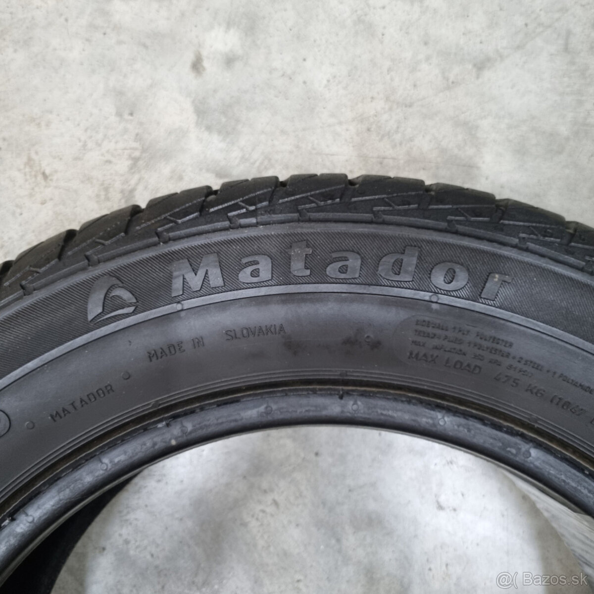 Letné pneumatiky 185/60 R14 MATADOR - 5