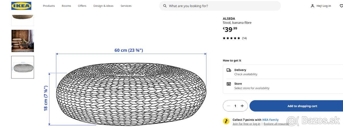 Sedadlo Alseda IKEA - 5
