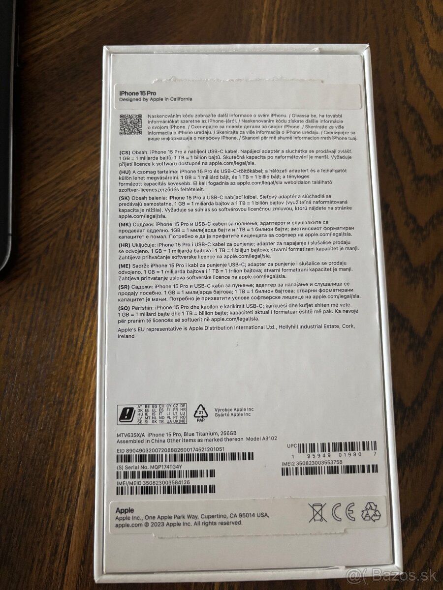 iPhone 15 Pro 256 GB Midnight Blue - 5