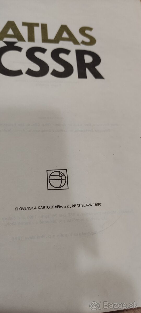 Staré Atlasy zemepisny, ČSSR, školský - 5