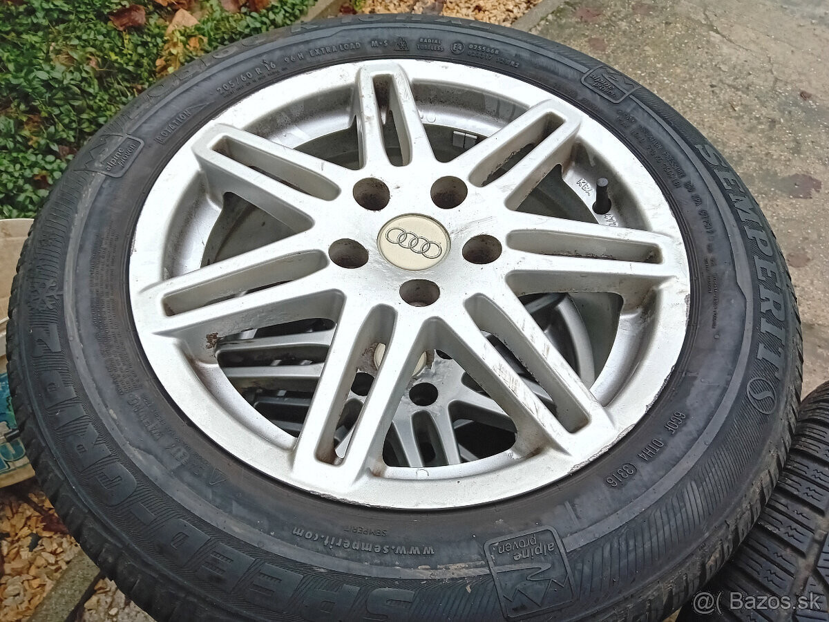 hlíníkové disky 5x112 16" pneu 205/60 r16 - 5