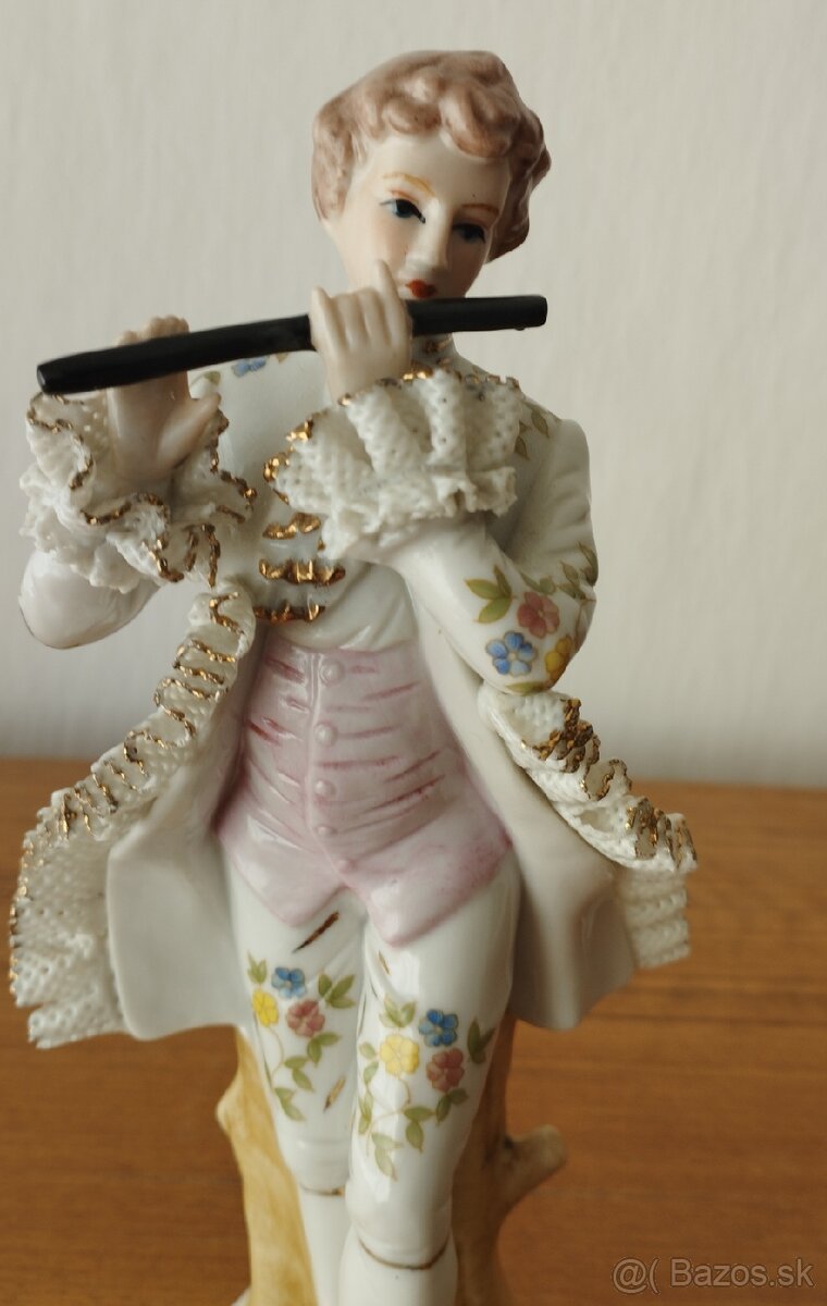 Starožitná porcelánová soška - 5