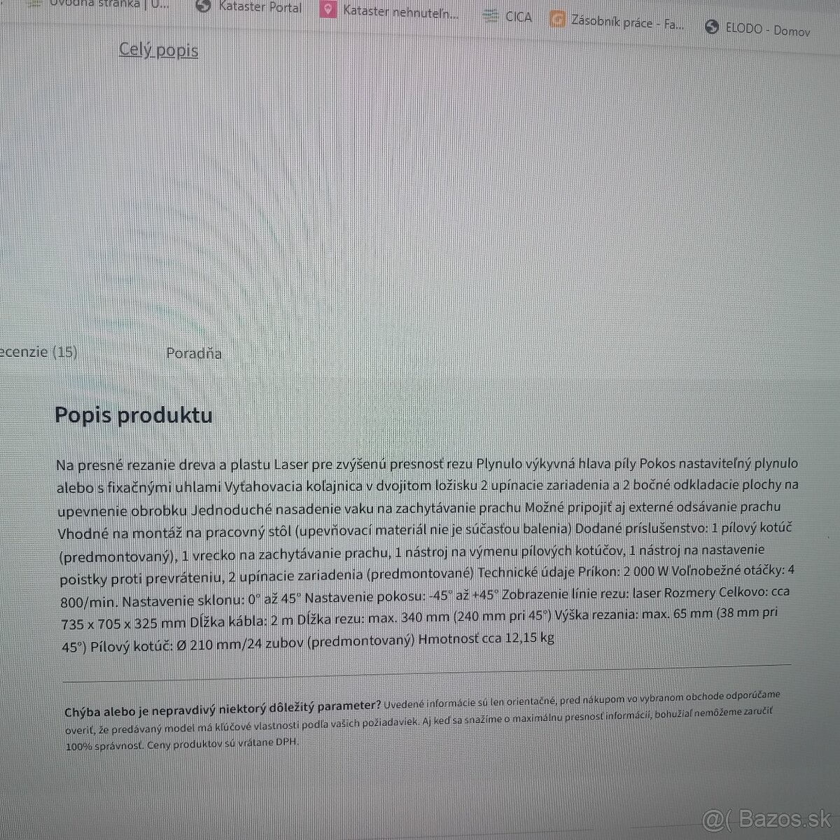 Pokosová píla nová - 5