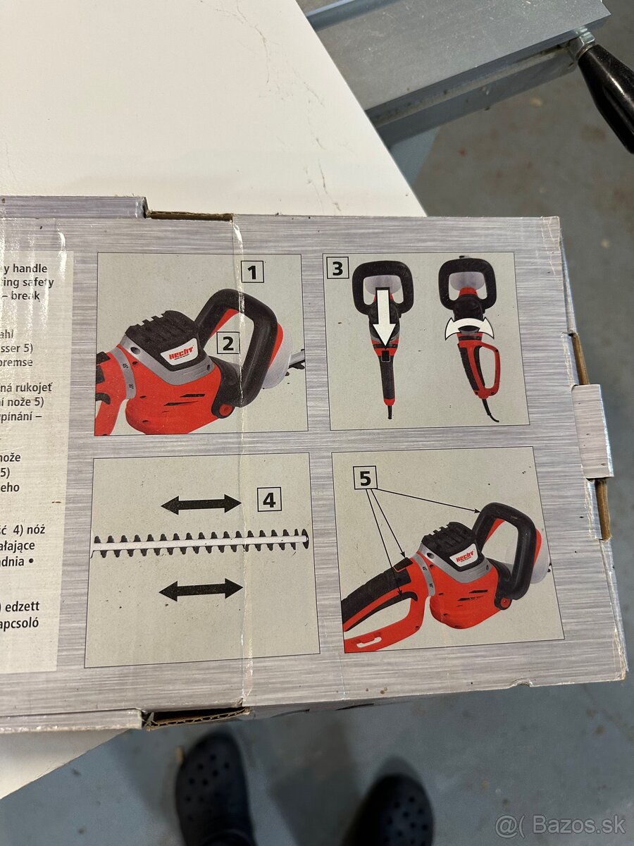 Hecht 610 Nožnice na živy plot - 5