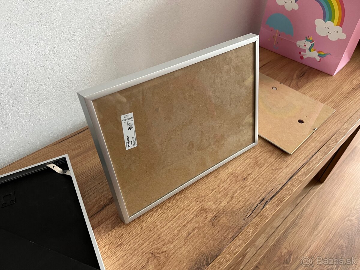 Fotorámiky 3 kusy – 2× IKEA, možnosť postaviť - 5