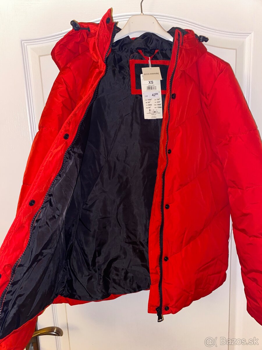 Cropp cervena bunda velkost XS - 5