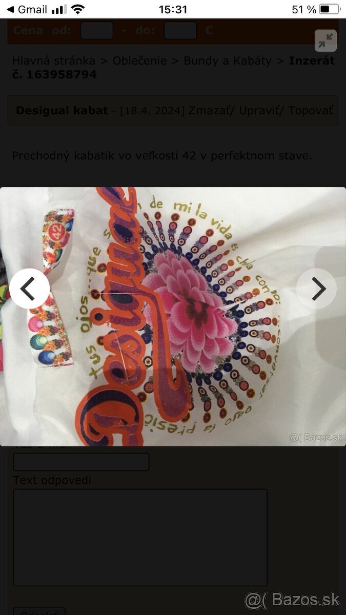 Desigual prechodný kabat - 5