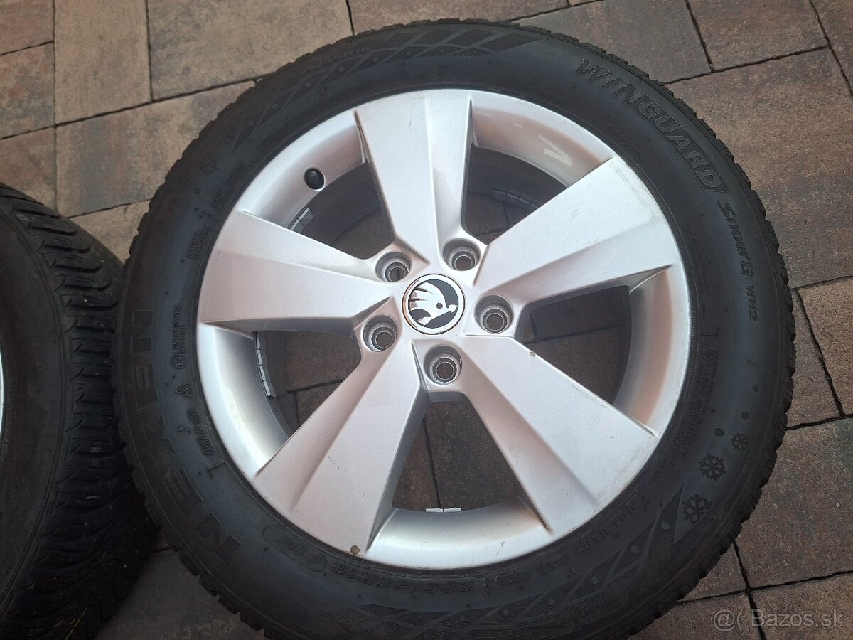 Predám hlinikové disky org.Skoda/Seat/Vw--R16 - 5