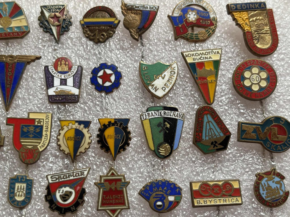 Slovenské futbalové odznaky 1 - 5