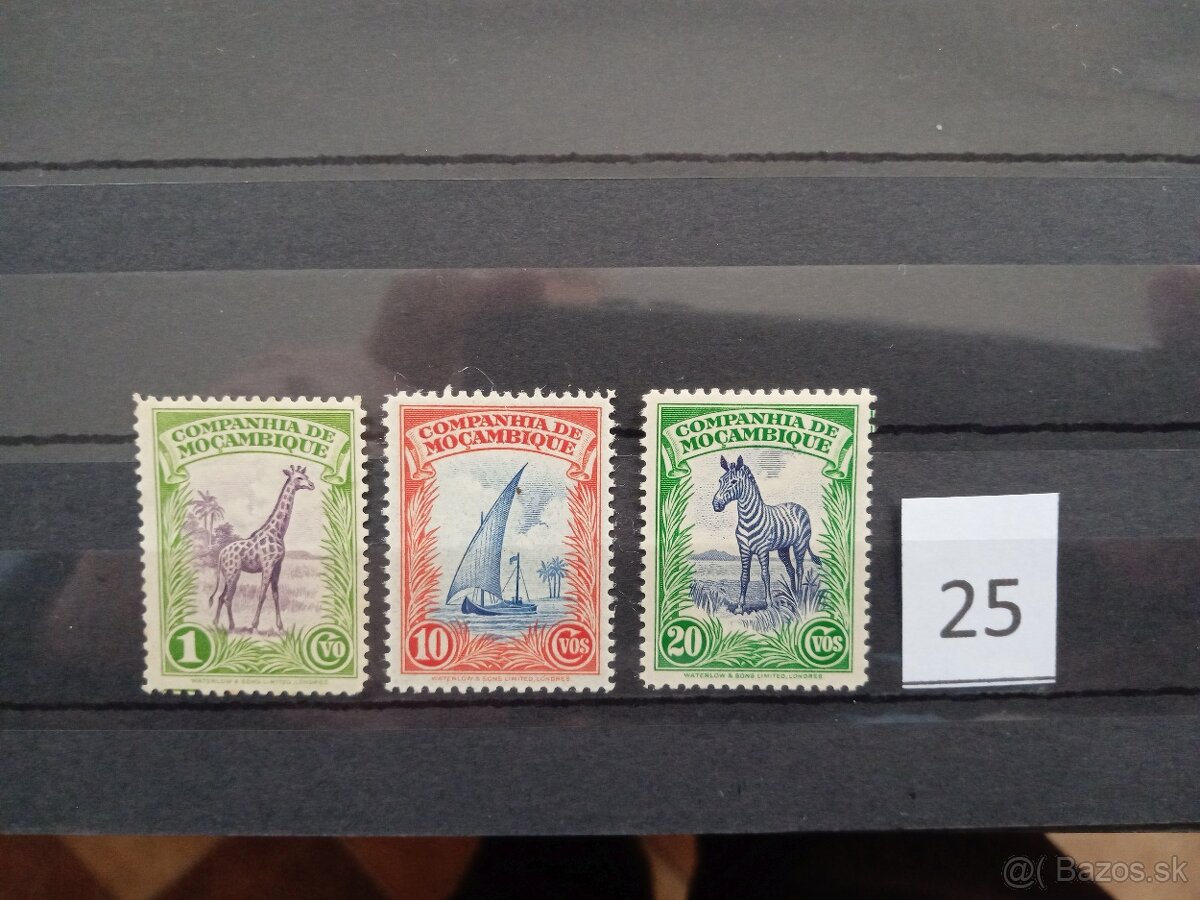 Poštové známky č.472 - AFRIKA II. - 20 sérií - 5