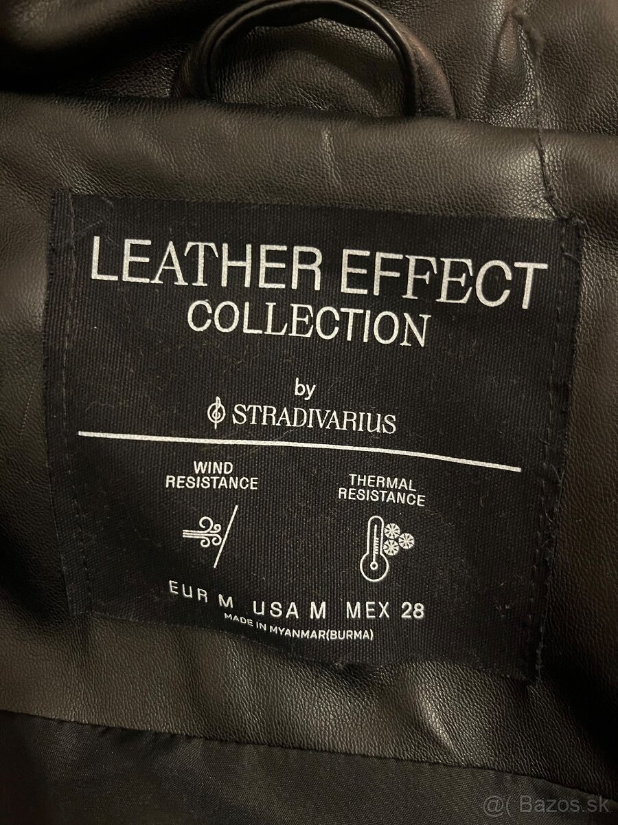 Kožená bunda dámska M - 5