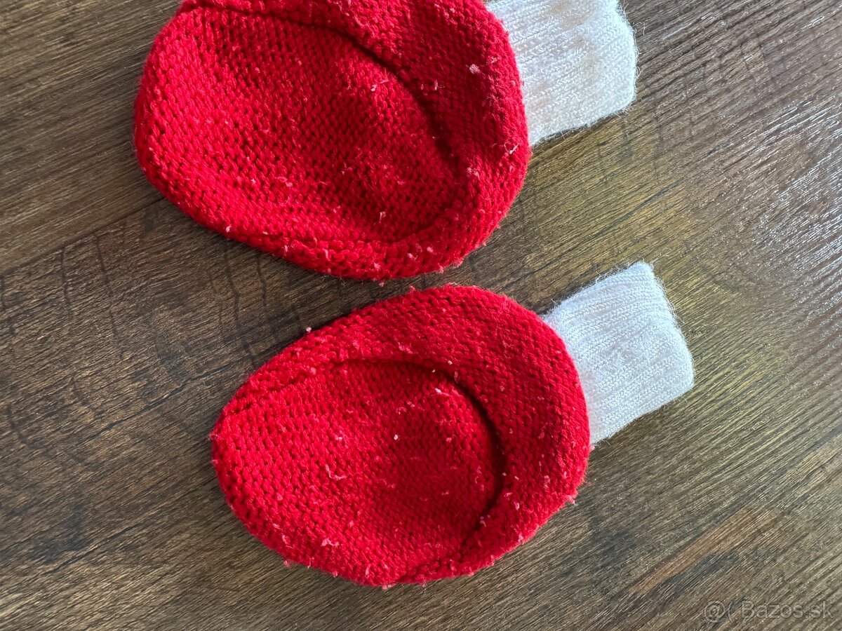 Vianočný červeno-biely komplet - 5