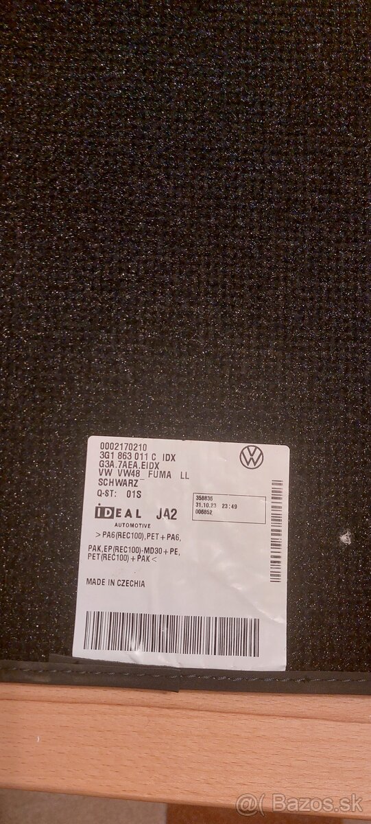 VW Golf 7 koberce - ORIGINÁL NOVÉ - 5