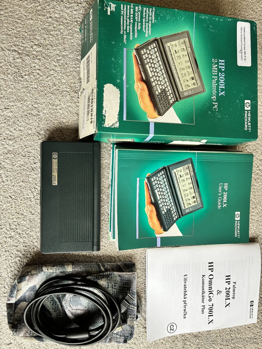 Predám zberateľský Palmtop HP LX200 - 5