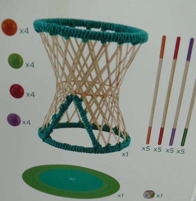 NOVÁ Bambusová spoločenská hra Pallina / skvelý darček - 5