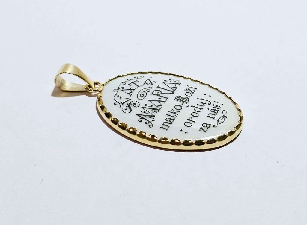 14k zlatý medailon ✨✨✨ - 5