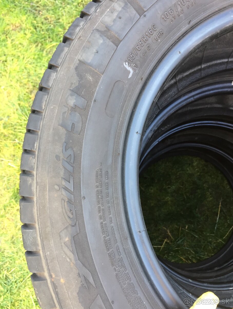 215/65 r16C letné Michelin 106/104T - 5