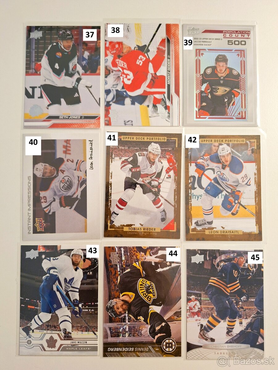 Hokejové kartičky Mix NHL + Slováci - 5