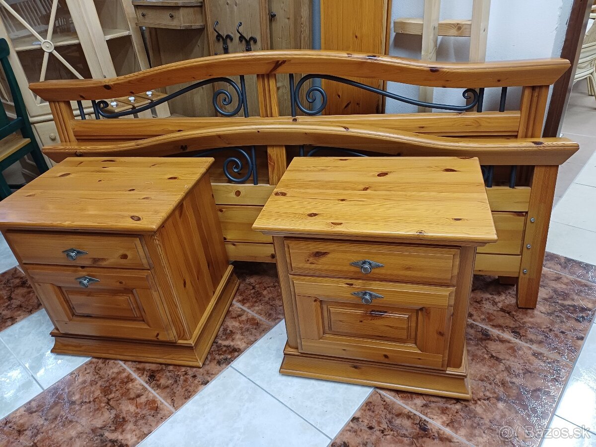 Maľovaná komoda skriňa kreslo manželská posteľ - 5