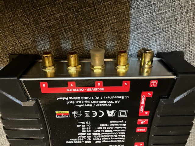 TV zosilňovač a rozbočovač - 5