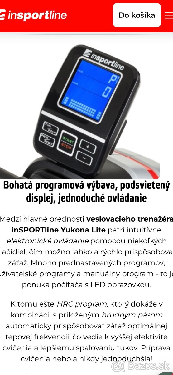 Veslovací trenažér Insportline - 5