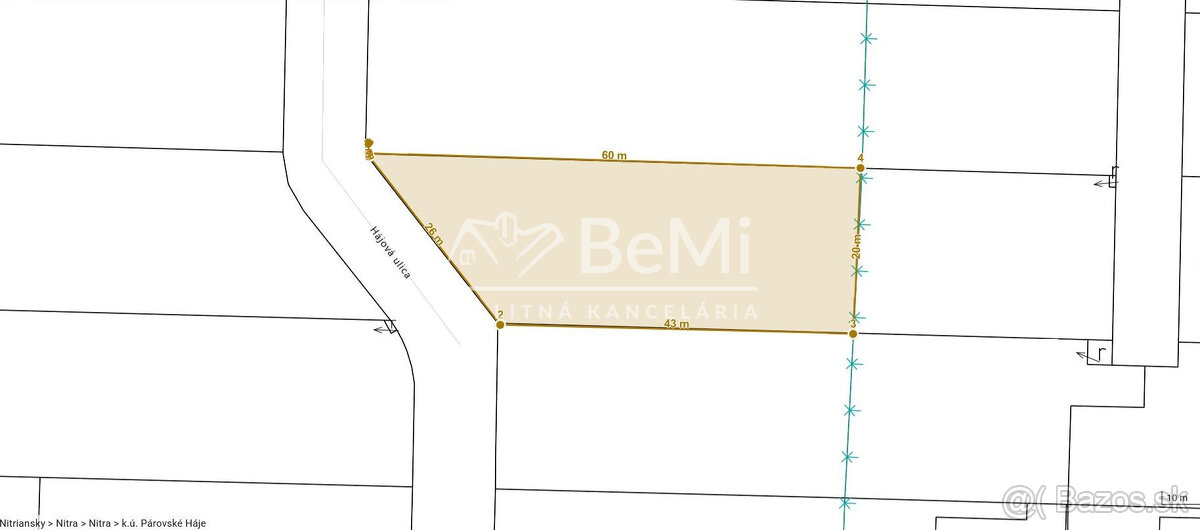 Pozemok Nitra Párovské Háje ID 005-14-VISK - 5