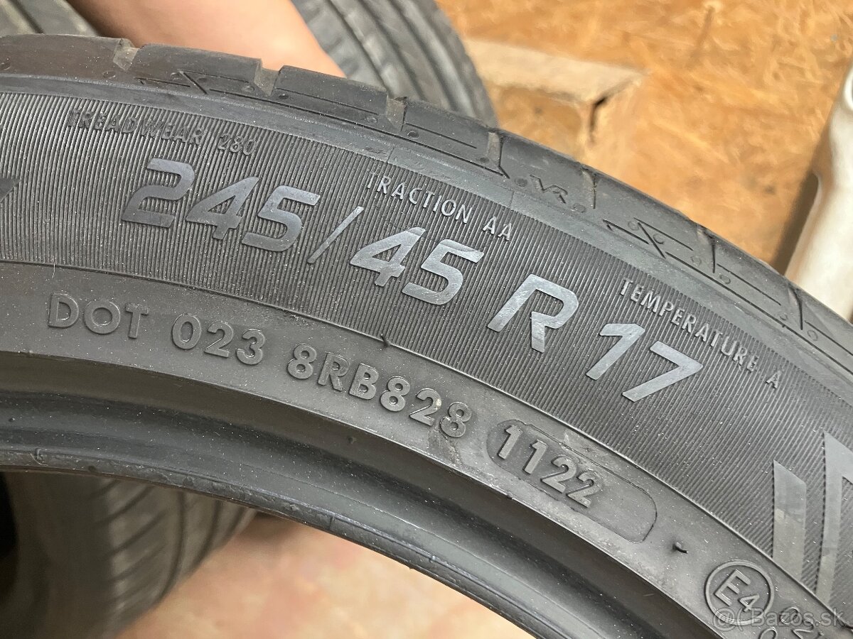 Vredestein ultrac+ 245/45 R17 letné - 5