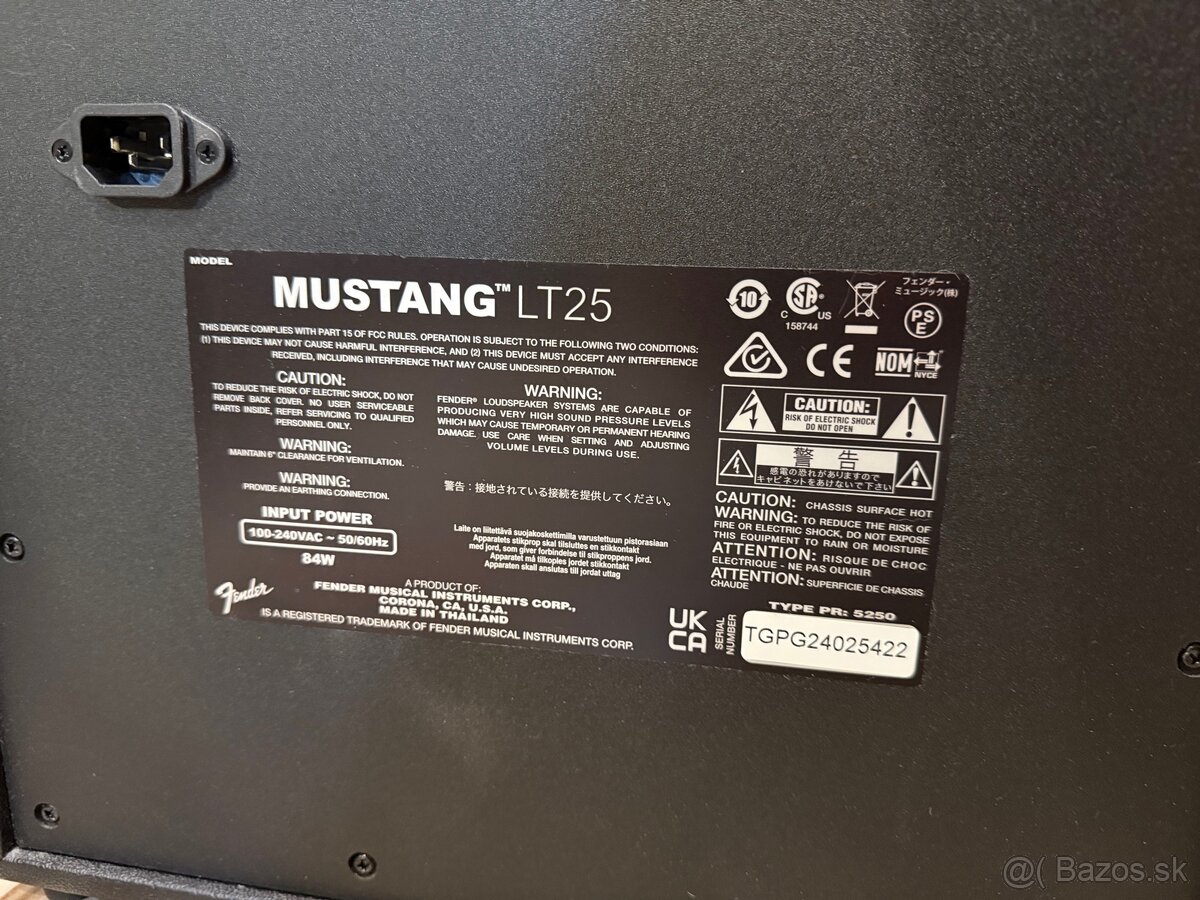 Fender Mustang LT25 - Modelingové kombo - 5