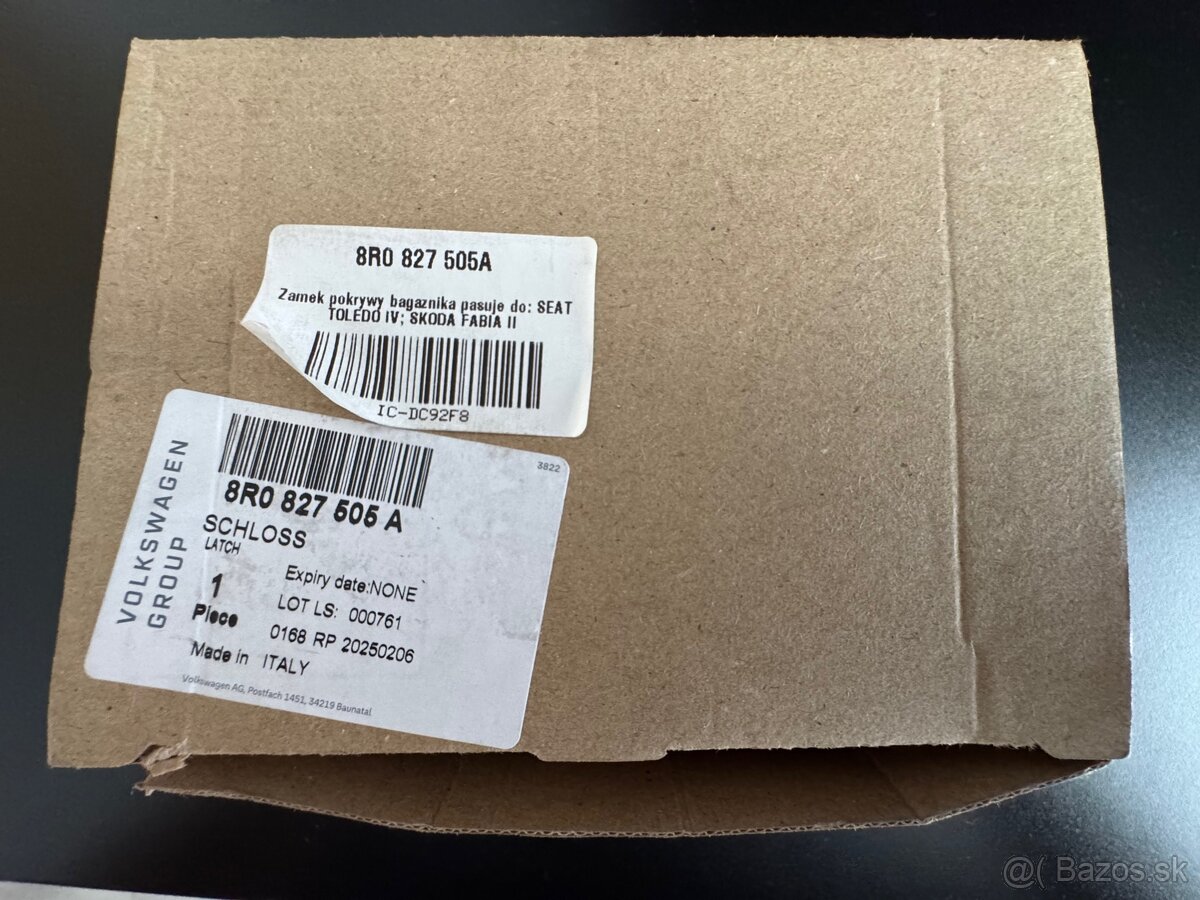 Zámok otvárania kufra Volkswagen - 5