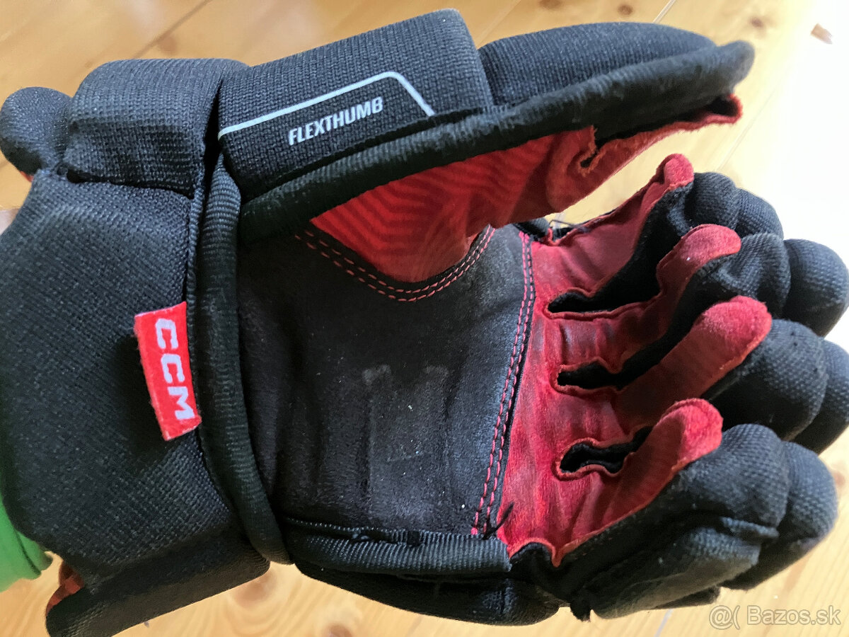 Predám hokejové rukavice CCM, veľkosť 11' - 5