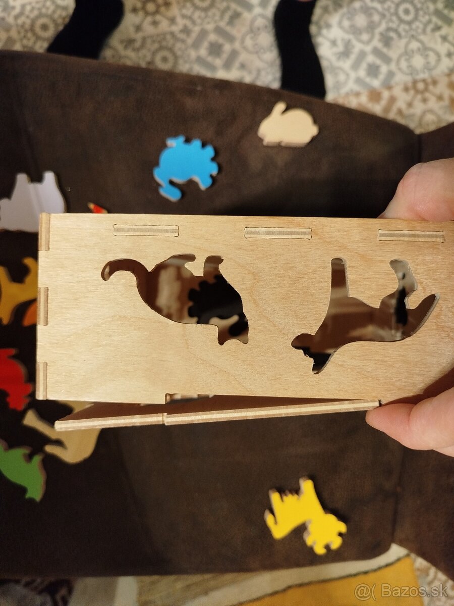 Drevená vkladačka zvieratká - 5