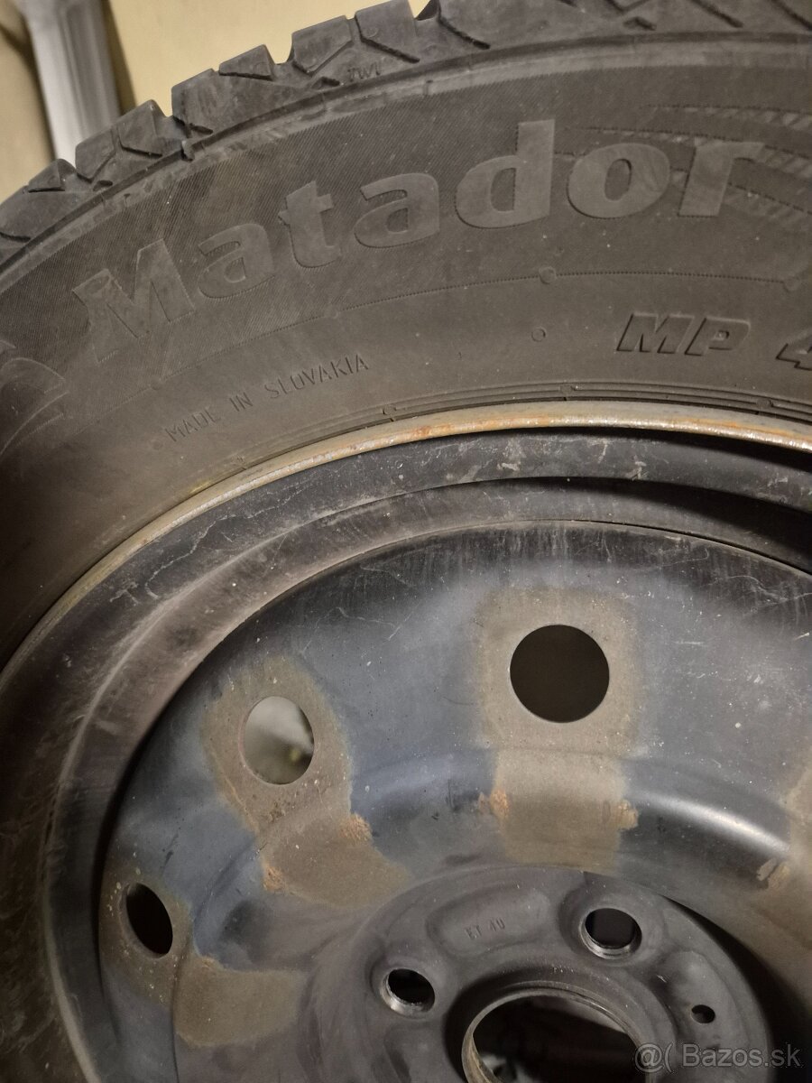 4 letné pneumatiky Matador na diskoch - 5