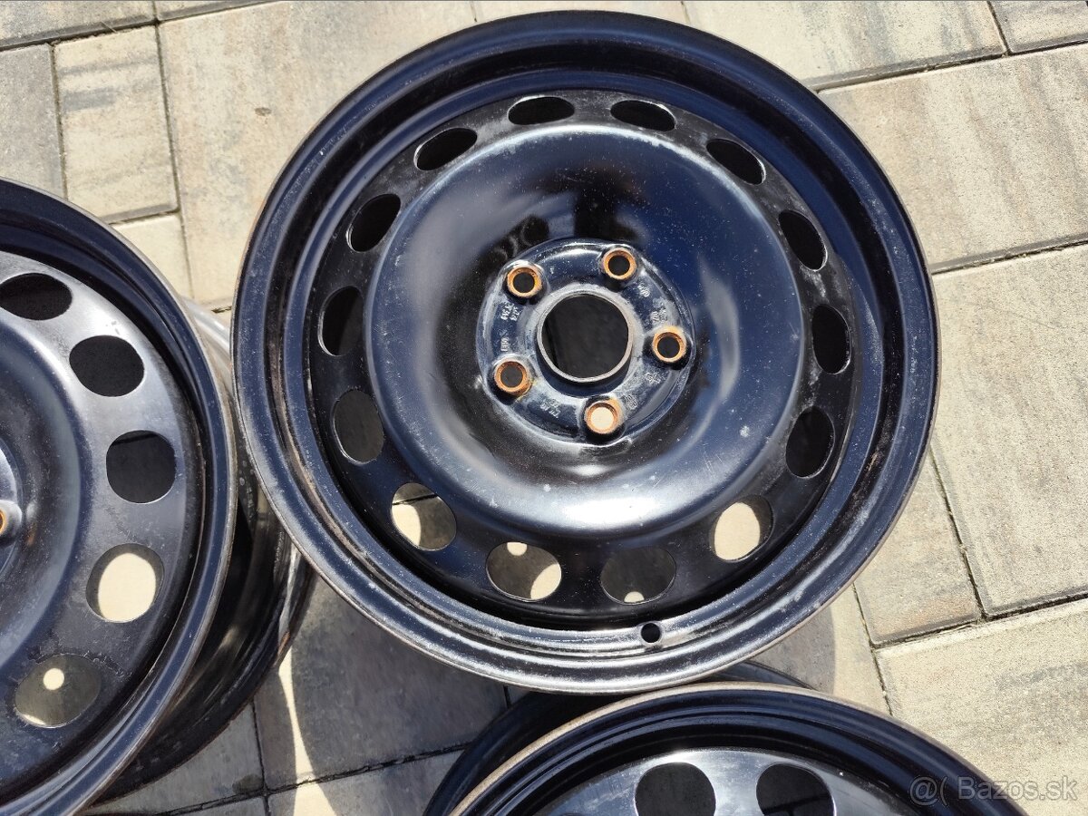 5x112 r16 plechové disky Audi, Skoda, Volkswagen ET50 - 5
