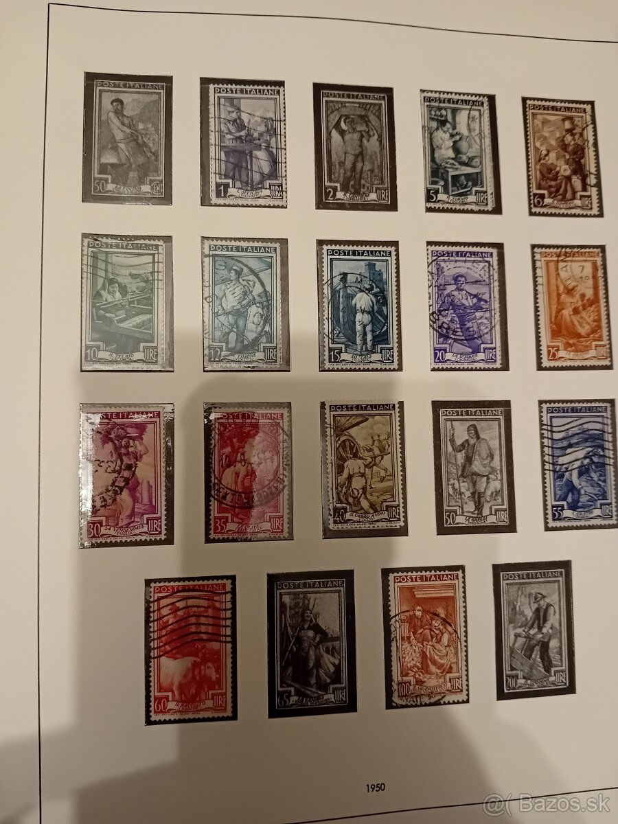 Známky Taliansko v albume - 5