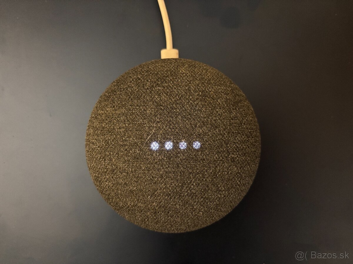 Hlasový asistent Google Mini, antracit, gen 1 - 5