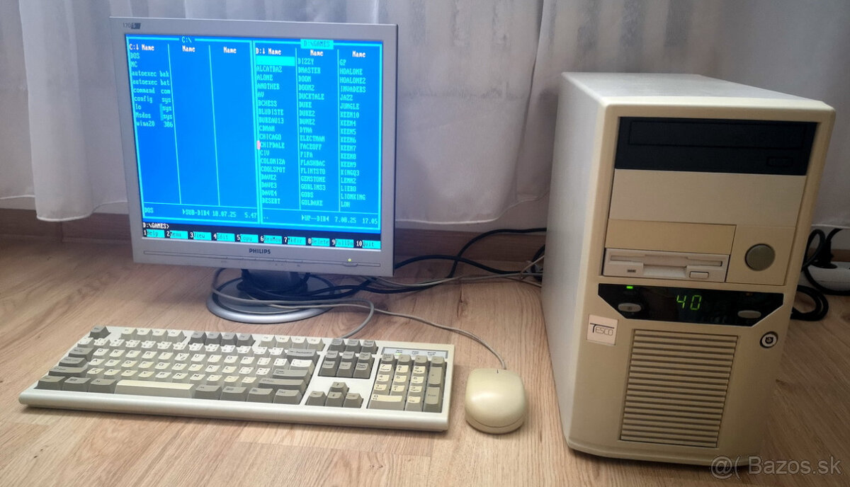 Predám Retro PC 386 DX 40MHz (08) - 5